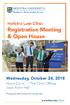 Hofstra Law Clinic Registration Meeting & Open House