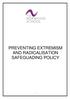 PREVENTING EXTREMISM AND RADICALISATION SAFEGUADING POLICY