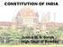 CONSTITUTION OF INDIA. Justice M. S. Sonak High Court of Bombay