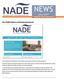 NEWS July New NADE Website and Membership Records. Volume 39 Issue 7 thenade.org