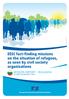 EESC fact-finding missions on the situation of refugees, as seen by civil society organisations