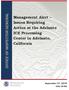 Management Alert Issues Requiring Action at the Adelanto ICE Processing Center in Adelanto, California