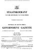 Reproduced by Sabinet Online in terms of Government Printer s Copyright Authority No dated 02 February 1998 STAATSKOERANT