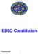 EDSO Constitution. Revised April