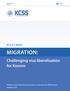 08/2015. Policy Brief BY KCSS. Kosovar Centre for Security Studies. Policy Brief. Migration: Challenging visa liberalization for Kosovo