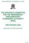 THE SPEAKER S COMMITTEE FOR THE INDEPENDENT PARLIAMENTARY STANDARDS AUTHORITY (IPSA)