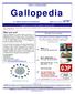 Gilani s Gallopedia. Gallopedia. Compiled on a weekly basis since January 2007