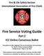 Fire Service Voting Guide