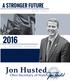 A STRONGER FUTURE ANNUAL REPORT FOR OHIO. A Stronger Future for Ohio Annual Report Ohio Secretary of State Jon Husted