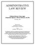 ADMINISTRATIVE LAW REVIEW