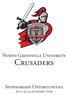 North Greenville University. Crusaders. Sponsorship Opportunities academic year