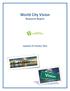 World City Vision Research Report