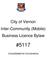 City of Vernon Inter-Community (Mobile) Business Licence Bylaw #5117. Consolidated for Convenience