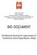 BID DOCUMENT for. Architectural Services for Improvement of Conference Hall at Deep Bhavan, Noida