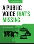missing by David Mathews A Cousins Research Group Report on the Public and the Government