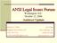 ANSI Legal Issues Forum Washington, D.C. October 12, 2006 Antitrust Update