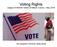 Voting Rights League of Women Voters of Mason County May Pat Carpenter-The ALEC Study Group