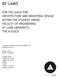 BY-LAWS FOR THE GUILD FOR ARCHITECTURE AND INDUSTRIAL DESIGN WITHIN THE STUDENT UNION, FACULTY OF ENGINEERING AT LUND UNIVERSITY, THE A-GUILD