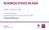 BUSINESS ETHICS IN ASIA