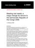 Meeting real needs: a major change for donors to the Democratic Republic of the Congo 2006