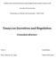Essays on Incentives and Regulation