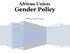 African Union Gender Policy
