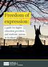 Freedom of expression: