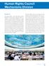 Human Rights Council Mechanisms Division