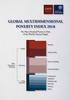 GLOBAL MULTIDIMENSIONAL POVERTY INDEX 2018
