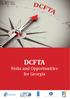 DCFTA. Risks and Opportunities for Georgia. Empowered lives. Resilient nations.
