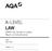 A-LEVEL LAW. LAW02 The Concept of Liability Report on the Examination June Version: v0.1