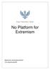 No Platform for Extremism