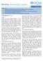 I. Humanitarian Overview. Issue 10: September 2009