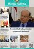 Weekly Bulletin. President Hadi follows combat operations in Hodeidah. VP meets with U.S. Ambassador to our country