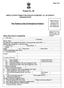 Form No. 1E APPLICATION FORM FOR INDIAN PASSPORT AT AN INDIAN MISSION/POST. New Passport in lieu of Damage/Lost Passport
