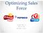 Optimizing Sales Force. Sergio Hueck Rafael Virzi Rodrigo Cantu