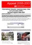International disaster response laws, rules and principles (IDRL) Revised Appeal Appeal no. MAA00004
