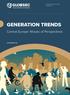 Strategic Communication Programme GENERATION TRENDS. Central Europe: Mosaic of Perspectives.