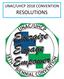 UNAC/UHCP 2018 CONVENTION RESOLUTIONS