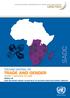 SADC TRADE AND GENDER VOLUME 1: UNFOLDING THE LINKS TEACHING MATERIAL ON