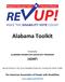 Alabama Toolkit. Presented by ALABAMA DISABILITIES ADVOCACY PROGRAM (ADAP)