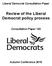Review of the Liberal Democrat policy process