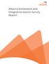 Alberta Settlement and Integration Sector Survey Report