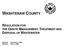 WASHTENAW COUNTY REGULATION FOR THE ONSITE MANAGEMENT, TREATMENT AND DISPOSAL OF WASTEWATER