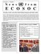 Volume 4 Number 1. Newsletter on the work of the United Nations Economic and Social Council. President and Bureau members of ECOSOC: