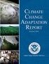 Recommendations A preliminary step for DHS to adapt to the challenges of climate change