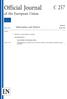 Official Journal C 257. of the European Union. Information and Notices. Resolutions, recommendations and opinions. Volume 61.