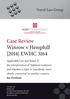 Case Review Winrow v Hemphill [2014] EWHC 3164