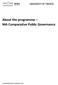 About the programme MA Comparative Public Governance