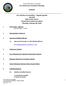City of Manassas, Virginia Fire and Rescue Committee Meeting AGENDA. Fire and Rescue Committee - Regular Agenda